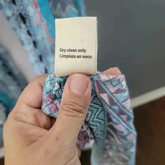 RAJ  Imports Turquoise Embroidered Vest Boho One Size Fringe India Molly Fringe - Picture 7 of 7